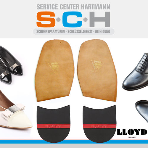 Schuhreparatur - Premiumabsatz von LLOYD + Ledersohle